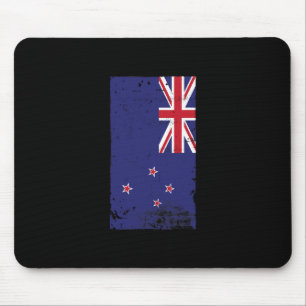 Kiwi Pride Travel Vacation New Zealand Flag Mouse Pad
