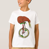 Kiwi Riding A Unicycle