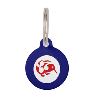 Kiwi Roundel Pet Tag