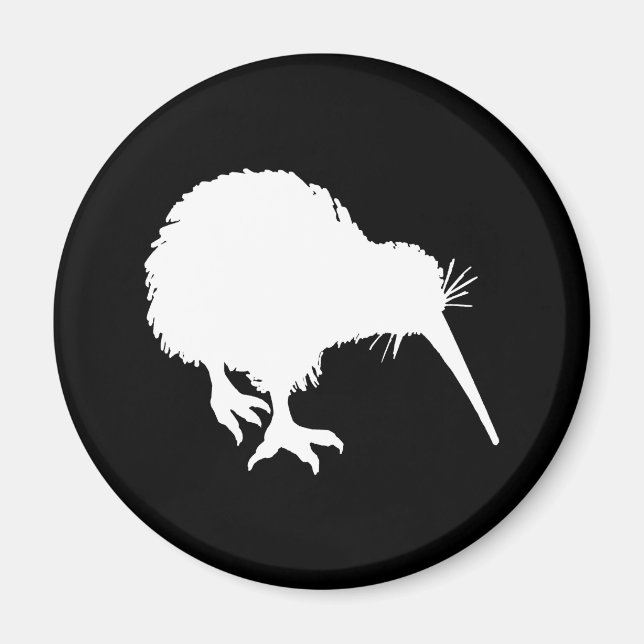 Kiwi Silhouette Magnet (Front)
