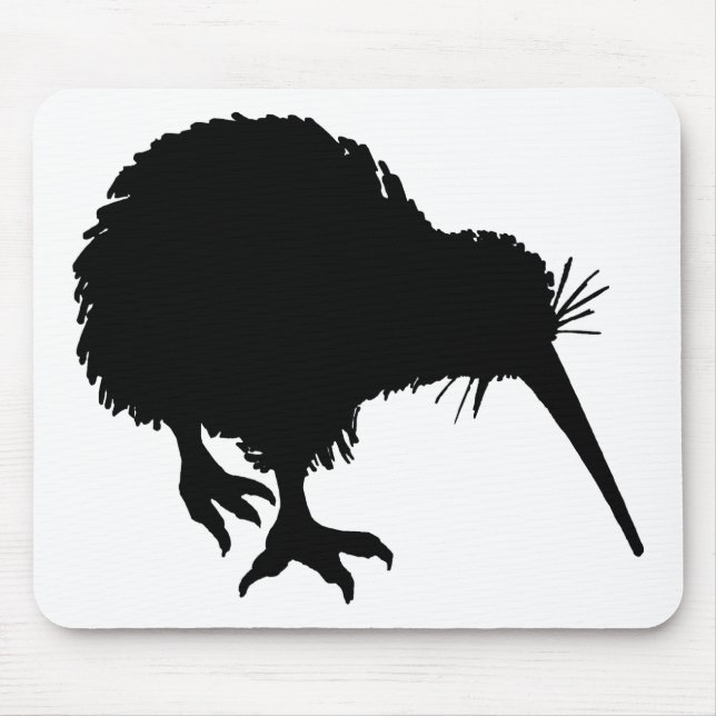 Kiwi Silhouette Mouse Pad (Front)