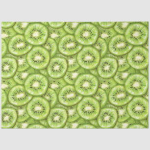 Kiwi Slice Pattern Decoupage Tissue Paper