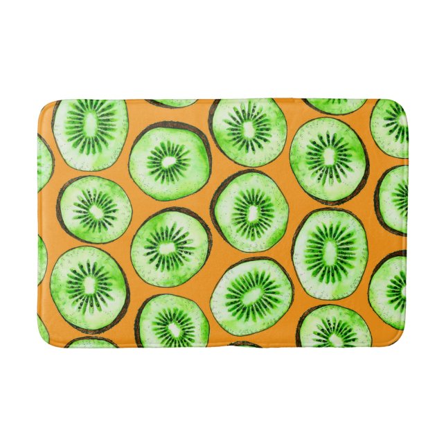 Kiwi slices bath mat (Front)