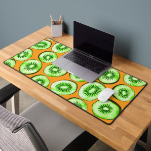 Kiwi slices desk mat