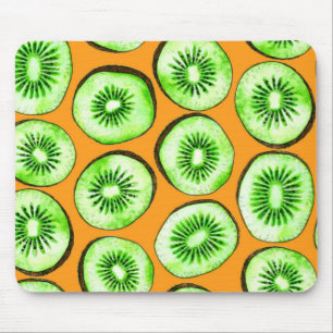 Kiwi slices mouse pad