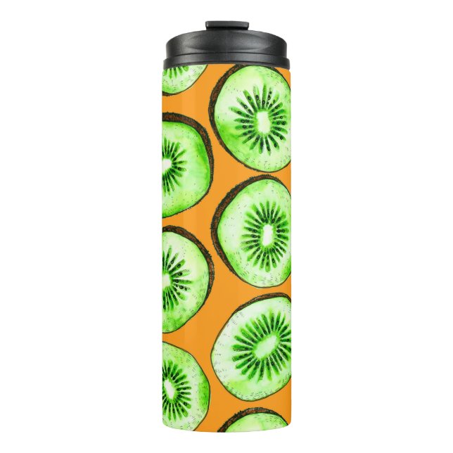Kiwi slices thermal tumbler (Front)