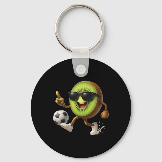 Kiwi Soccer  Key Ring (Front)