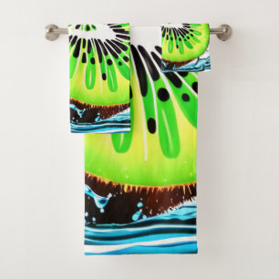 Kiwi Splash of Freshness Bath Towel Set