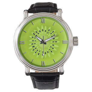 Kiwi Stylised Fruit Slice Watch