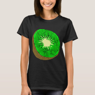 Kiwi Summer Tropical Exotic Sour Fruit Vegetarian T-Shirt