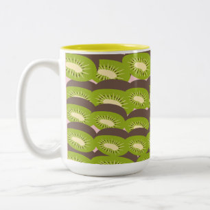Kiwi Two-Tone Coffee Mug