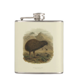 Kiwi Vinyl-Wrapped Flask