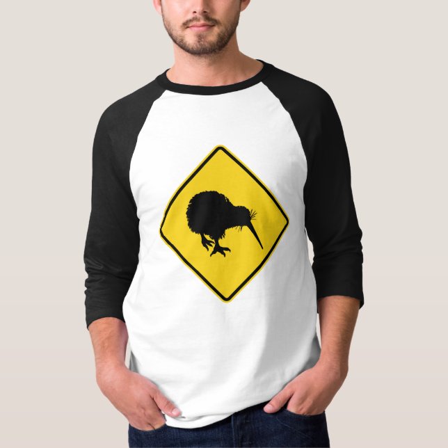 Kiwi Warning T-Shirt (Front)