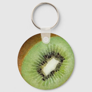 Kiwi Watercolor - Key Chain