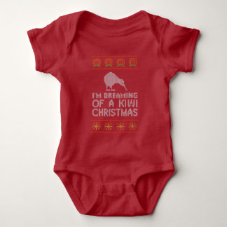 Kiwi Xmas Baby Bodysuit