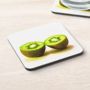 "Kiwifruit" Cute Photo. Buy Now Coaster