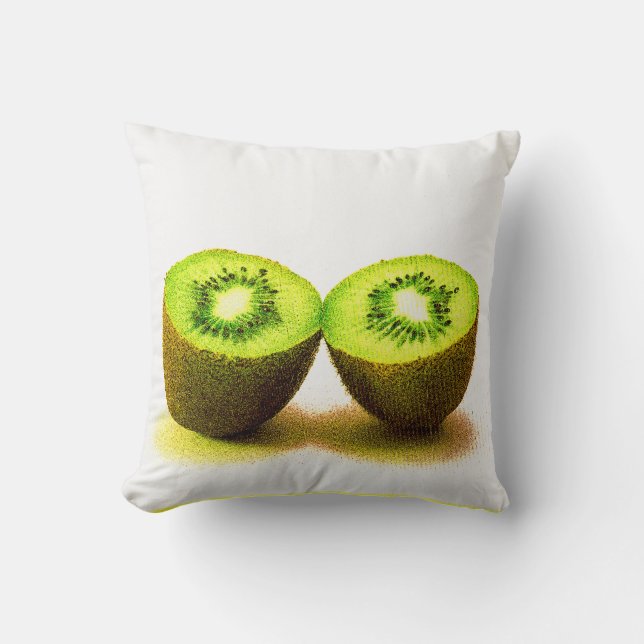 "Kiwifruit" Cute Photo. Buy Now Cushion (Front)
