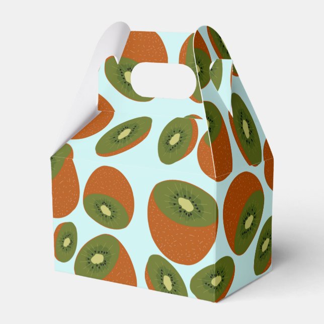 Kiwifruit Pattern Favour Box (Front Side)