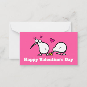 kiwiis Happy Valentine's Day Thanks Card