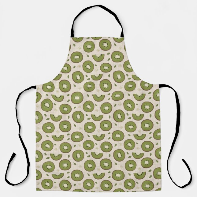 "Kiwis & Cream Delight" Apron (Front)