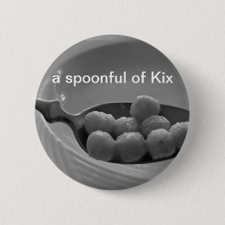 Kix cereal 6 cm round badge