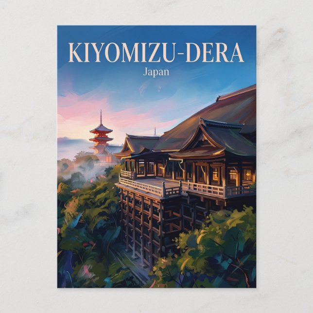 Kiyomizu-dera Temple Japan Postcard (Front)