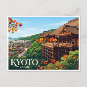 Kiyomizu-dera Temple Kyoto Japan Postcard