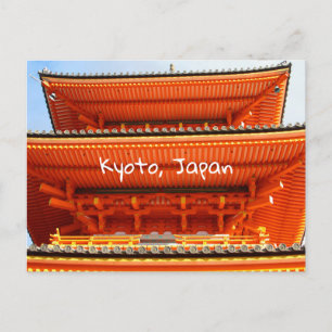 Kiyomizu-dera temple, Kyoto, Japan Postcard