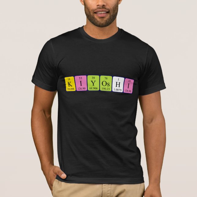 Kiyoshi periodic table name shirt (Front)