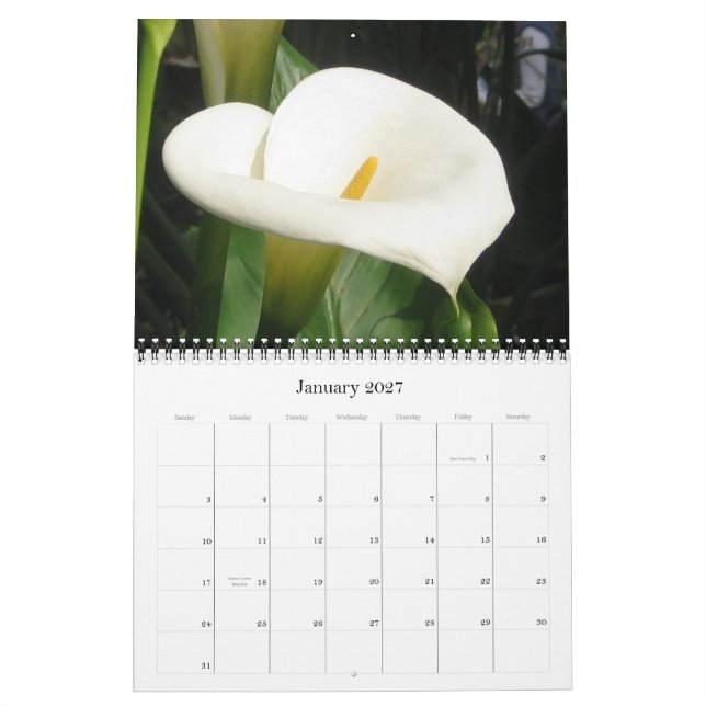 Kiyoshi's Gallery 2012 Flora Calendar (Jan 2027)