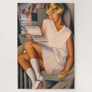 Kizette en Rose   Tamara de Lempicka   Jigsaw Puzzle