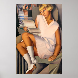 Kizette en Rose Tamara de Lempicka Poster