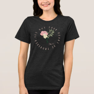 KJV Comforting Bible Verse Tri-Blend Shirt