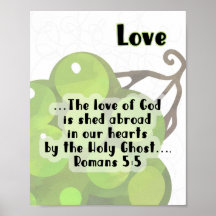 KJV Fruit of the Spirit Poster - Love