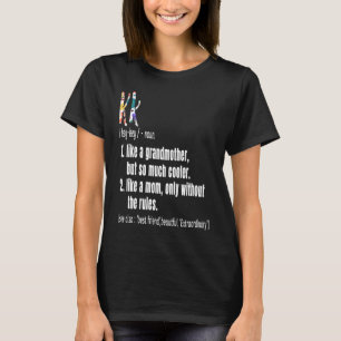 Kk Definition Mother's Day & Birthday Grandmother T-Shirt