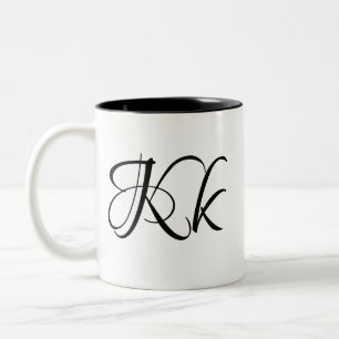 Kk Two-Tone Coffee Mug