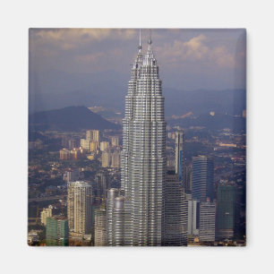 kl skyline towers magnet