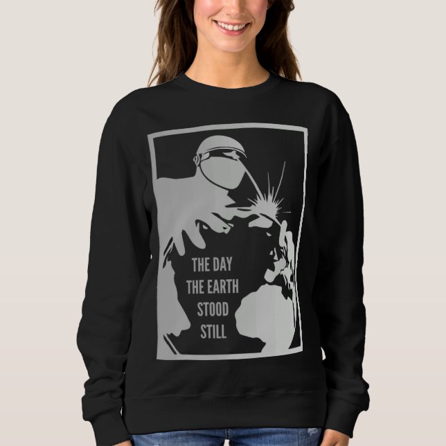 Klaatu Barada Nikto Robot Gort SiFi Sweatshirt (Front)