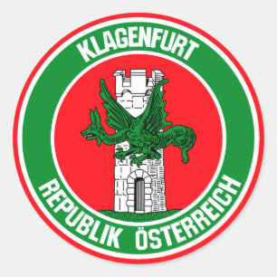 Klagenfurt Round Emblem Classic Round Sticker