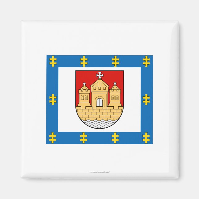 Klaipeda County Flag Magnet (Front)