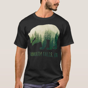 Klamath Falls Bear State Of Oregon Pacific NW Wild T-Shirt