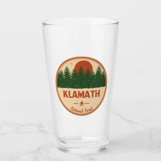 Klamath National Forest Glass (Front)