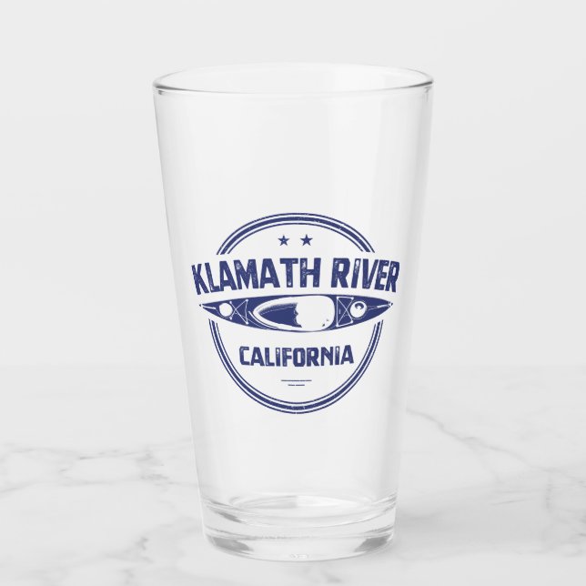 Klamath River, California Glass (Front)