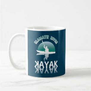 Klamath River California - Kayak Coffee Mug