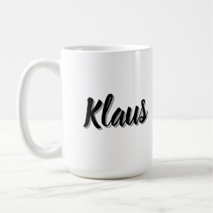 Klaus Mens Name, Coffee Mug