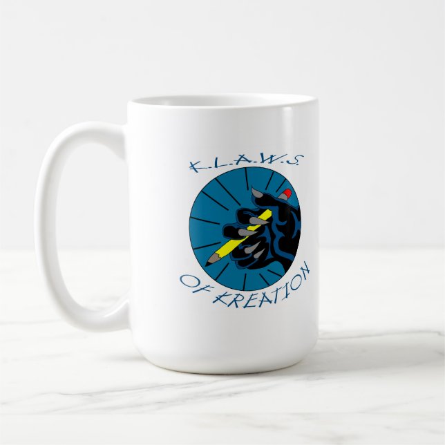 Klaws of Kreation coffee mug (Left)
