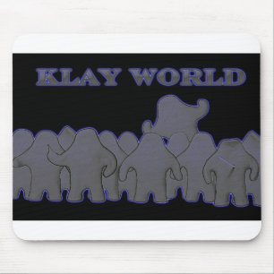 Klay World Black Glow MousPad Mouse Pad