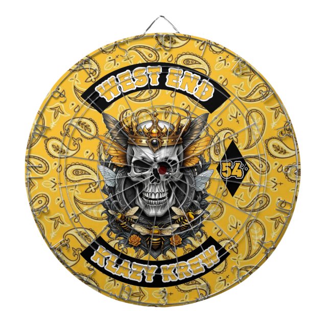 KLAZY Pong Table Dartboard (Front)