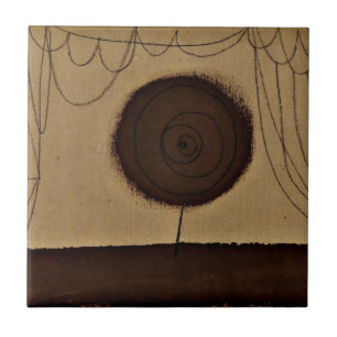 Klee - A Flower Performs Ceramic Tile