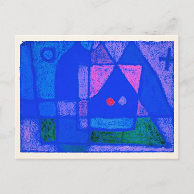 Klee - A Little Room in Venice Postcard (Front)